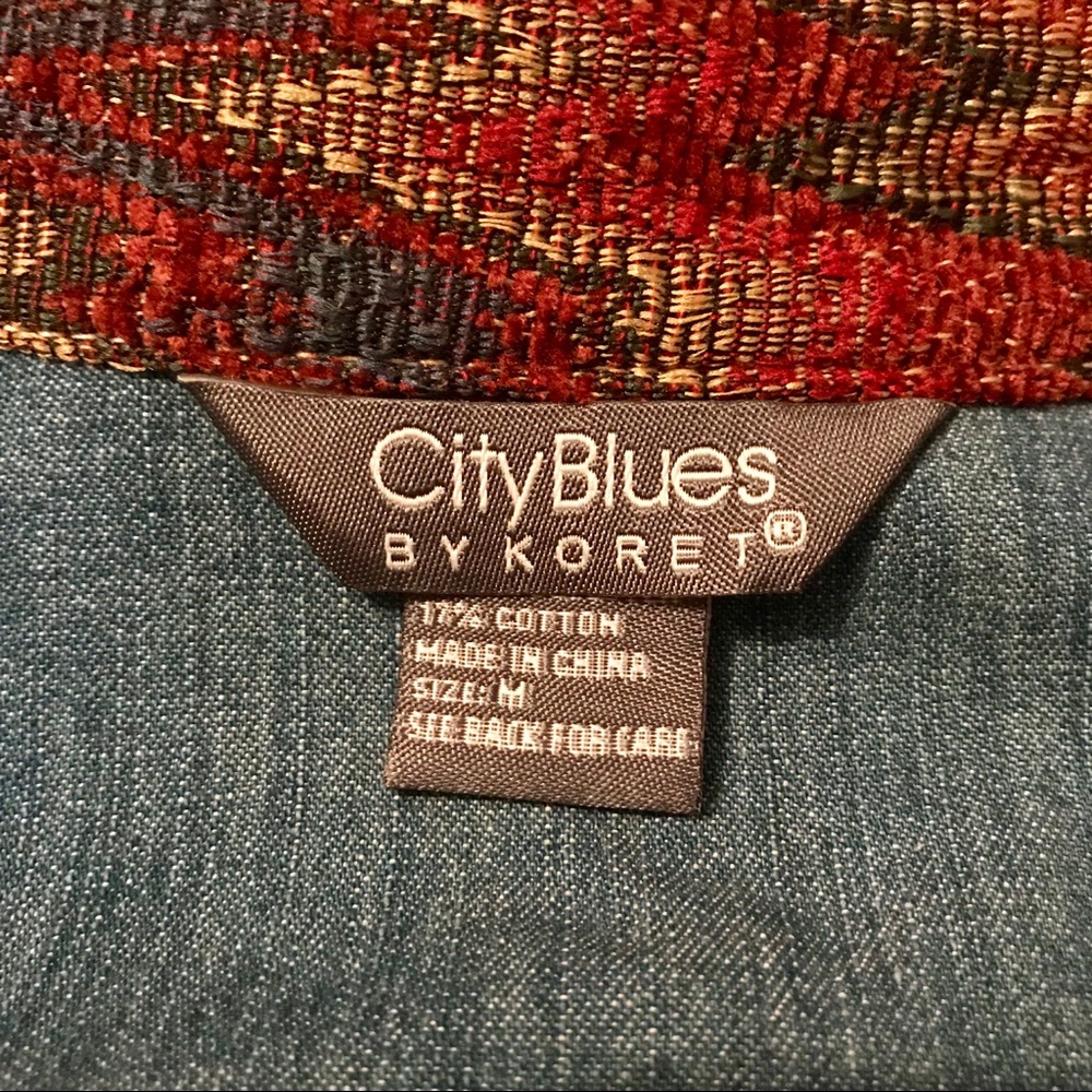 CityBlues by Koret Denim Jacket Size M - Picture 5 of 10